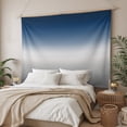 thumbnail image 3 of Navy Blue Gray Ombre Tapestry for Bedroom Wall Hanging Tapestry, Modern Gradient Abstract Art Ceiling Backdrop Tapestries Poster Blanket Wall Decor for Teens Room Living Room Dorm 51" x 59", 3 of 8