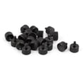 thumbnail image 2 of Uxcell M3x6mm Computer PC Case Black Zinc Plated Flat Head Knurled Thumb Screw (20-pack), 2 of 5