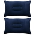 thumbnail image 1 of 2 almohadas inflables azules para viajes de camping, soplado suave. JM, 1 of 5