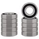thumbnail image 1 of Cojinete XIKE 6306-2RS, doble junta de goma, 30 x 72 x 19 mm (10 unidades), 1 of 7