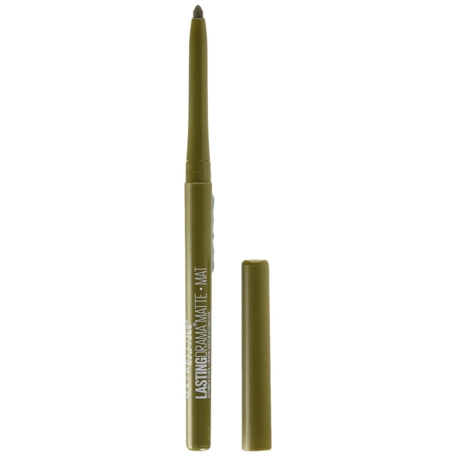Lápiz delineador de ojos Maybelline Lasting Drama Matte 910 Jade Olive
