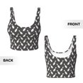 thumbnail image 5 of Lsque Bowling Pins Printed Women'S Sports Bra, Compression, Moisture Wicking, High-Impact Sports Bra For Women,Supportive sports bra-X-Large, 5 of 9