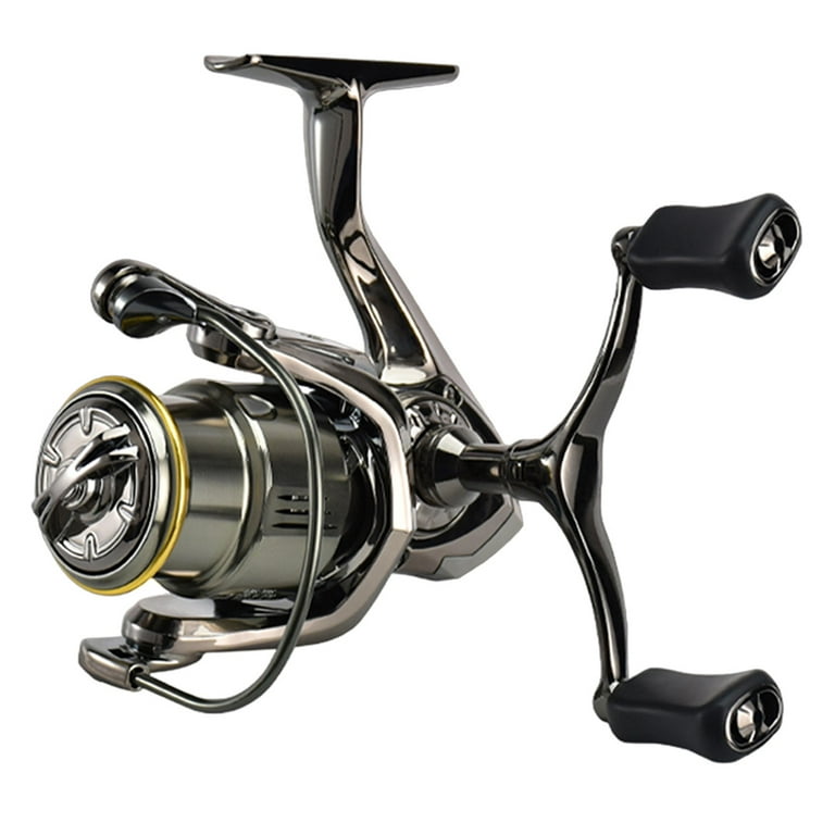 13+1Bb Double Handle Spinning-Fishing Reel Full Metal for Saltwater Freshwater, Size: 2500