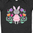 thumbnail image 4 of Inktastic Easter Scandinavian Bunny with Flowers Boys or Girls Baby Bodysuit, 4 of 5