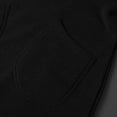 thumbnail image 6 of ZCFZJW Mens Casual Cotton Hoodies Lightweight Fall Winter Quarter Zip Long Sleeve Hooded Pullover Sweatshirts with Multi-Pockets Black S, 6 of 10