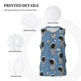 thumbnail image 3 of Honeii Astronaut print basktball shirt for men and women, Unisex basketball jersey for Theme party-Medium, 3 of 6