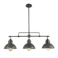 thumbnail image 3 of LNC 3-Light Brushed Black Farmhouse Kitchen Island Pendant Lighting,35.7"L x 9"W x 11.5"H, 3 of 13