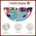 thumbnail image 3 of Lukts Pop Art Colorful Cows Print Color Life Christmas Tree Skirt, Winter Holiday Tree Mat Decoration ,Can be Used as A Shawl-36", 3 of 6
