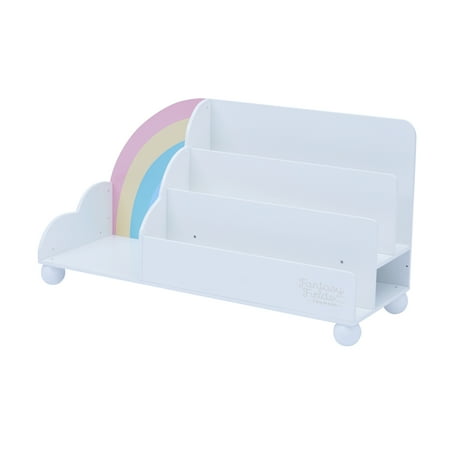 UPC: 0810083331638 | Fantasy Fields Rainbow 3-Tier Wooden Display Bookcase  White