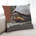 thumbnail image 1 of Ahgly Company Animals Turtle Coussin d'Intérieur, 18 Pouces par 18 Pouces, 1 of 6
