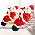 thumbnail image 4 of Monstrate Rope Hanging Santa Claus Layout Xmas Shopping Home Ornaments Decoration Doll Party Gifts Props New Pendant Year Kits de decoración para fiestas 30 centimetros, 4 of 6