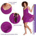 thumbnail image 3 of Women’s Swim Bathing Suit Cover Up, Summer Chiffon Backless Beach Dress Skirt, 3 of 7