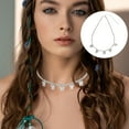 thumbnail image 3 of Shisuyan Butterfly Necklace Pendant 37Cm In 1Pack Silver Tone Metal Jewelry For Various Occasions, 3 of 8