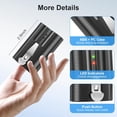 thumbnail image 5 of SUNBAT 6040mAh Rechargeable Battery and Dual USB Charging Station Compatible with Ring for Video Doorbell Camera 2/3/4, Stick Up Cam and Spotlight Cam, 5 of 9