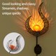 thumbnail image 2 of 2 Packs Solar Energy Flame Lamps Visual Shadow Intelligent Light Sensor Outdoor Waterproof Lawn Light, 2 of 5