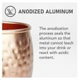 thumbnail image 6 of Moscow Mule Mugs Set of 4, 19oz Hammered Aluminum Cocktail Cups - Copper Color, Bar Drinkware for Parties & Gifts, 6 of 8