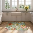thumbnail image 2 of Lahome 2'x3' Collection Modern Floral Area Rug,2x3 Non-Slip Vintage Area Rug Accent Distressed Throw Rugs Floor Carpet for Living Room Bedrooms Decor, Paisley, 2 of 9