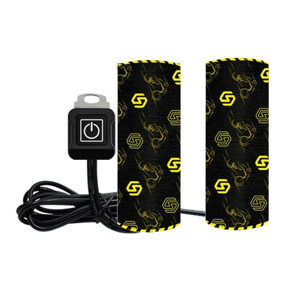 Motorcycles Heated Handles Grips for Snowmobile ATV Motorbike USB DC5V Handlebar Warmer Kit 6 Gear Adjustment Heated Pad