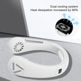 thumbnail image 4 of Cuello Manos Libres Ventilador De Banda Para El Cuello Perezoso Ventilador De Refrigeración Colgante Portátil Para Viajes Camping Oficina Cateissary HA047657-02, 4 of 6