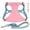 Pink, variant on Pet Artist Small Pet Puppy Dog Cat Mesh Vest Harness and Leash set for Small Breeds French Bulldog Beagle