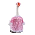 thumbnail image 5 of FENGGHAO Goose Outfit Costume for 23 Inch Decorative Porch Goose Seasonal Holiday Garden Decor Easter Spring Pink, 5 of 7