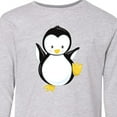 thumbnail image 4 of Inktastic Penguin Long Sleeve Youth T-Shirt, 4 of 5