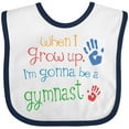 thumbnail image 3 of Inktastic Gymnast Future Boys or Girls Baby Bib, 3 of 4