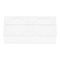 MEIBUTYUP Acrylic Double Slot Drink Bottle Display Stand for Hotel, Restaurant, Bar, Kitchen Supplies Organizer