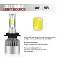 thumbnail image 6 of H7 High/Low+881 Fog Light Front LED Headlight for Kia Optima 2001-2002 6000K White 6pcs, 6 of 12