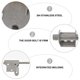 thumbnail image 4 of Door Barrel Bolt Stainless Steel Door Security Lock for Home 1Pcs, 4 of 5