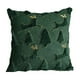 thumbnail image 2 of Cojín Decorativo con Diseño de Árbol de Navidad y Copos de Nieve | Cojín Verde Suave para Sofá de 45X45Cm | Decoración Festiva para Sala de Estar | 1 Cojín, 2 of 6