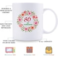 thumbnail image 3 of 86th Birthday Gifts for Women - 86 and Fabulous with A Garland Birthday Mug - 86 Year Old Present Ideas for Mom, Wife, Grandmother, Daughter, Sisters, Friends, Colleague, Coworker - 11 oz Coffee Mug, 3 of 6