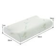 thumbnail image 4 of Almohada de espuma viscoelástica perfecl Funda de bambú de espalda estómago y de costad 50x30cm, 4 of 8