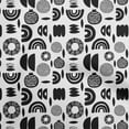 thumbnail image 1 of oneOone Cotton Poplin White & Black Fabric Abstract Quilting Supplies Print Sewing Fabric By The Yard 56 Inch Wide, 1 of 4