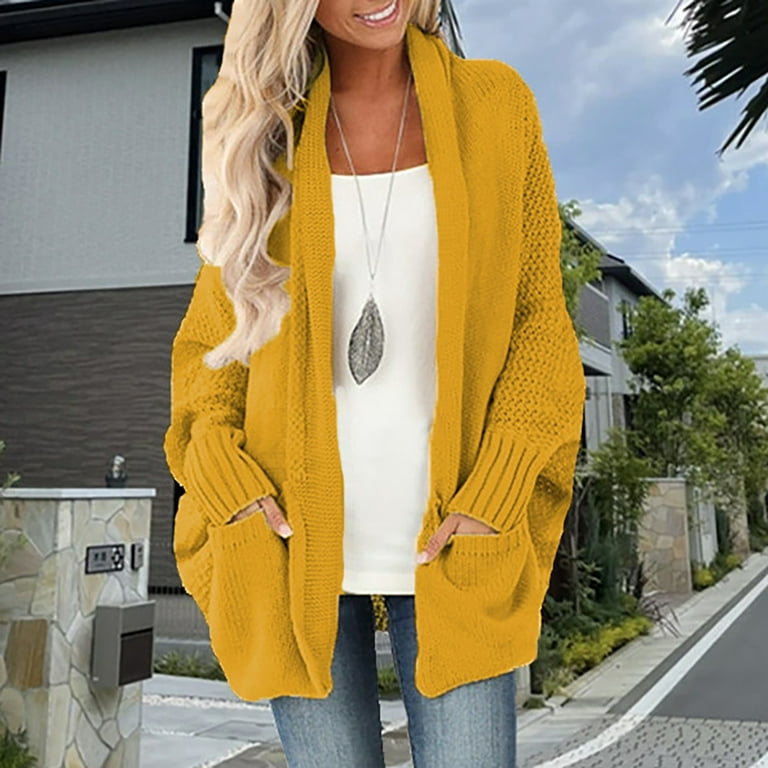 Yellow cardigan clearance walmart