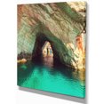 thumbnail image 2 of Beautiful Sea Cave in Greece - Landscape Canvas Art Print, 2 of 3