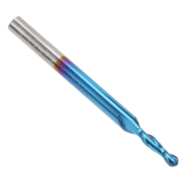 Ballnose Cutter Labor que Ahorra Mano de Obra de Trabajo Resistente y Duradera Conveniente Enrutador Espiral Bit Blue Ball Fin Factory Factory Factory para la Industria Inicio de
