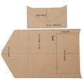 thumbnail image 2 of Acrylic Leather Pattern Acrylic Template Leather Craft Wallet Pattern Clear Acrylic Template Leather Passport Bag for Envelope Bag, 2 of 7