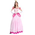 thumbnail image 1 of Vestido de princesa Marybiki, vestido de reina de la corte, disfraz de princesa rosa en flor de durazno, 1 of 5