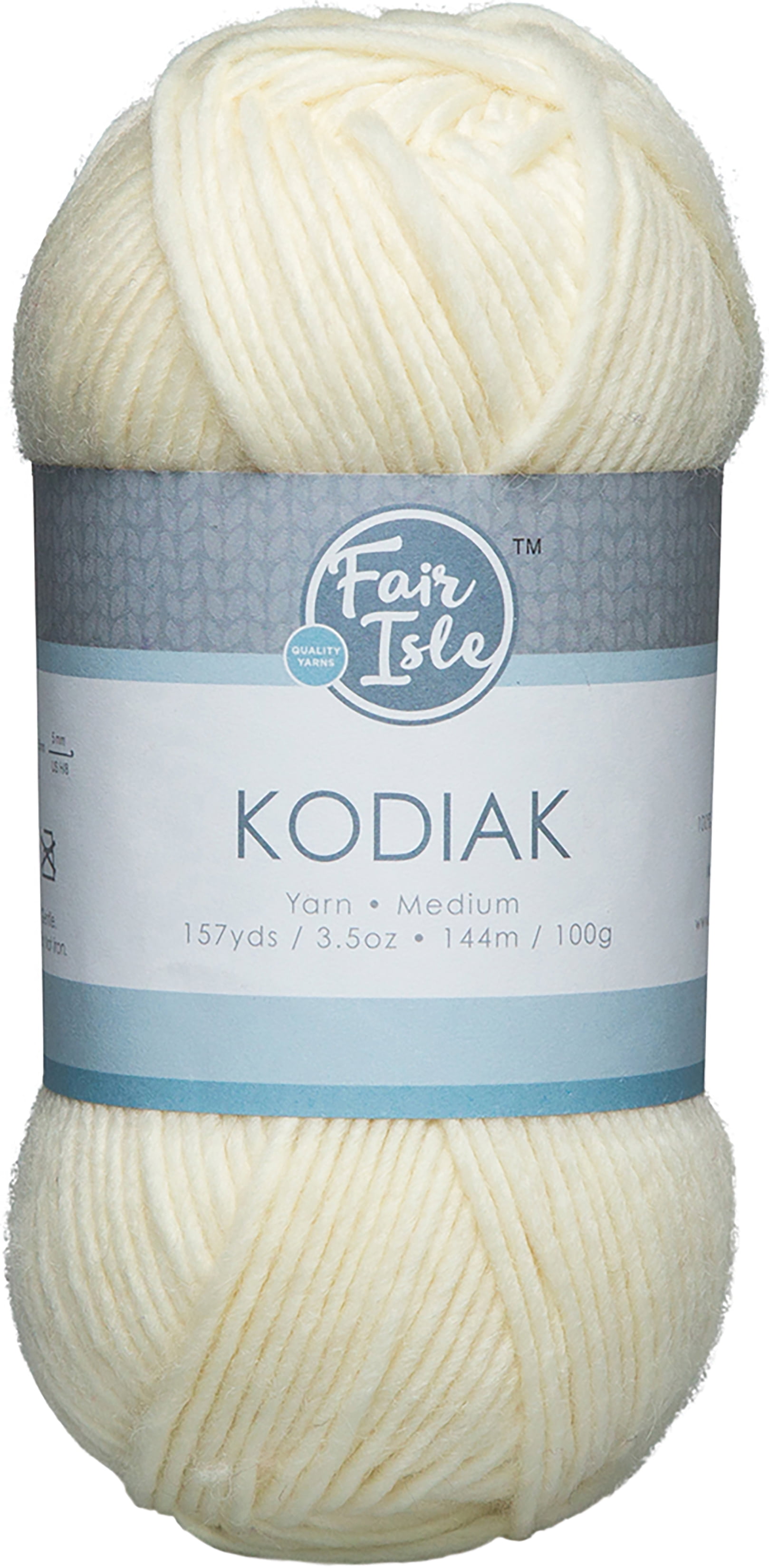 Fair Isle Kodiak Solid Color YarnCream