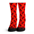 thumbnail image 5 of Function - Wedding Groom Bowties and Rings Novelty Fashion Socks Blue, 5 of 13
