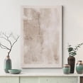 thumbnail image 2 of Canvas Print Wall Art Faded Textured Brown & White Color Blocks Abstract Shapes Illustrations Minimalism Contemporary Nordic Decorative for Living Room, Bedroom, Office - 12"x18", 2 of 6