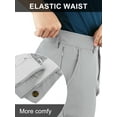 thumbnail image 5 of 33,000ft Men's Golf Pants with 5 Pockets Classic-Fit Stretch Quick Dry Lightweight UPF 50+ Hiking Pants, 5 of 6