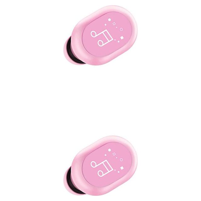 Matsuzay Auriculares inalámbricos Auriculares intrauditivos Auriculares de conducción portátiles Deportes Música Sonido Manos libres Rosado 2Conjunto