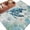 Teal Blue, variant on Teal Crabs Coastal Entryway Rug 2'x3'&nbsp; Non Slip Front Door Mats, Summer Beach Coral Nautical Ocean Entrance Rugs Indoor Outdoor Carpet, Washable Floor Mats Small Area Rug for Bedroom Kitchen