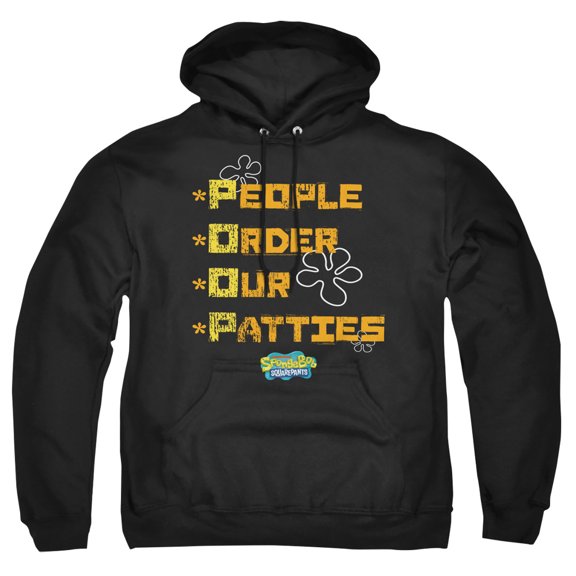 Spongebob People Order Our Patties Unisex Adult Pull-Over Hoodie