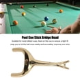 thumbnail image 3 of Billiard Cue Rack Bridge Head, Great Hardness Pool Cue Bridge Head Easy Installation Aluminum Alloy  for Entertainment Room, 3 of 7