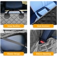 thumbnail image 4 of PETICON Fundas impermeables para asientos de banco de mascotas a prueba de arañazos para automóviles, camiones, SUV, fundas de asiento trasero antideslizantes y duraderas para perros, protección lavab, 4 of 5