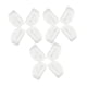 thumbnail image 3 of 12 cuentas para guitarra clásica, cuentas de puente de 3 agujeros, cuentas de puente para cuerdas de guitarra. Blanco, 3 of 9