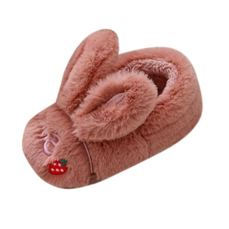 

Shpwfbe Shoes Children S Boys Girls Cartoon Plush Indoor Home Warm Cotton Slippers Kids Gifts For Boys And Girls